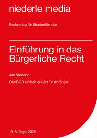 Produktbild: Einf&uuml;hrung in das B&uuml;rgerliche Recht - 2025