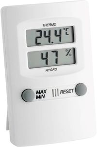 Produktbild: TFA Dostmann 30.5000.02 Thermo-/Hygrometer Wei&szlig; 30.5000.02