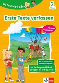 Produktbild: Klett Die Deutsch-Helden: Erste Texte verfassen 2. Klasse