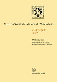 Produktbild: Nordrhein-Westf&auml;lische Akademie der Wissenschaften