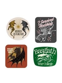 Produktbild: Rebecca Yarros's Fourth Wing: Dragon Rider Stickers - Sticker Set of 4