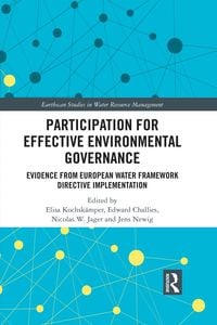 Produktbild: Participation for Effective Environmental Governance