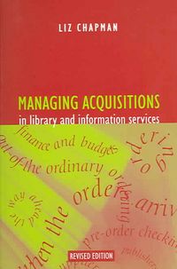 Produktbild: Managing Acquisitions in Library and Information Services