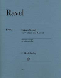 Bild vom Artikel Ravel, Maurice - Violinsonate G-Dur vom Autor Maurice Ravel