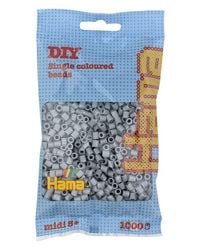 Produktbild: Hama&reg; B&uuml;gelperlen Perlen, grau, 1.000 St&uuml;ck.