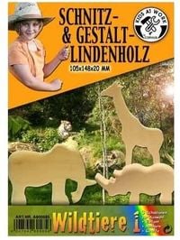 Bild vom Artikel Corvus A600585 - Kids at Work, Schnitzholz, Lindenholzblock, Wildtiere vom Autor 