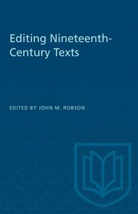 Produktbild: Editing Nineteenth-Century Texts