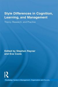 Produktbild: Style Differences in Cognition, Learning, and Management