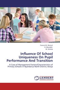 Produktbild: Influence Of School Uniqueness On Pupil Performance And Transition