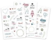 Produktbild: Brunnen Sticker-Set Hochzeit