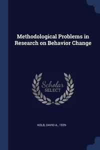 Produktbild: Methodological Problems in Research on Behavior Change