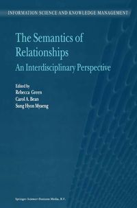 Bild vom Artikel The Semantics of Relationships vom Autor R. Green