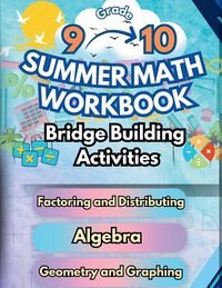 Produktbild: Summer Math Workbook | 9-10 Grade Bridge Building Activities