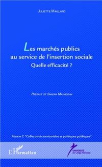 Produktbild: Les marches publics au service de l'insertion sociale