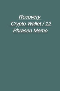 Produktbild: Recovery - Crypto Wallet / 12 Phrasen Memo