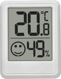 Produktbild: TFA Dostmann Thermo-/Hygrometer Wei&szlig; 30.5060.02