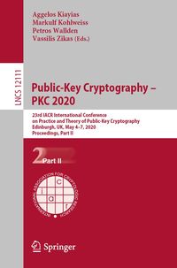 Produktbild: Public-Key Cryptography - PKC 2020