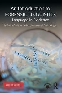 Produktbild: An Introduction to Forensic Linguistics