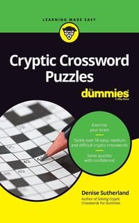 Produktbild: Cryptic Crossword Puzzles For Dummies