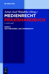 Produktbild: Medienrecht / Wettbewerbs- und Werberecht
