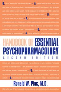 Produktbild: Pies, R: Handbook of Essential Psychopharmacology