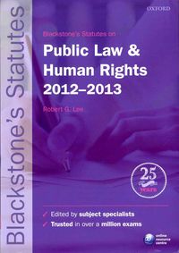 Produktbild: Blackstone''s Statutes on Public Law & Human Rights