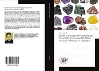 Produktbild: Etude des propri&eacute;t&eacute;s physiques des perovskites-oxydes ABO3