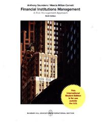 Produktbild: Saunders, A: Financial Institutions Management