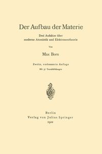 Produktbild: Der Aufbau der Materie