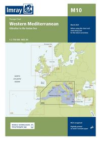 Produktbild: M10 Western Mediterranean, Imray Chart