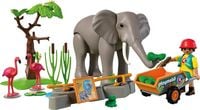 Produktbild: PLAYMOBIL 72068 Elefant mit Tierpfleger
