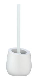 Produktbild: WC-Garnitur Mod. Badi Wei&szlig; Keramik, mit Silikon-B&uuml;rstenkopf