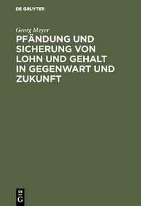 Produktbild: Pf&auml;ndung und Sicherung von Lohn und Gehalt in Gegenwart und Zukunft