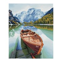 Produktbild: DIAMOND DOTZ - Diamond Painting Boot im Fjord