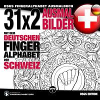 Produktbild: 31x2 Ausmalbilder mit dem deutschen Fingeralphabet der Schweiz