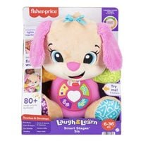 Produktbild: Fisher-Price Lernspaß Smart Stages Plüsch-Hundefreundin für Babys, musikalisches Lernspielzeug, mehrsprachige Version
