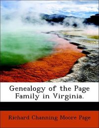 Produktbild: Page, R: Genealogy of the Page Family in Virginia.