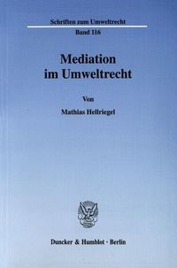 Produktbild: Mediation im Umweltrecht.