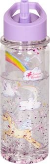 Produktbild: Glitzer-Trinkflasche (ca.0,3 l) - Einhorn-Paradies
