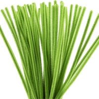 Produktbild: Creativ Company Chenilledraht, L 30 cm, Dicke 6 mm, Lindgr&uuml;n, 50 Stk