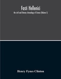 Produktbild: Fasti Hellenici