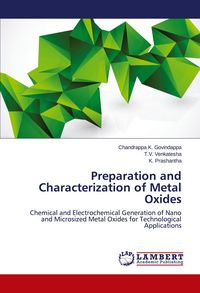 Produktbild: Preparation and Characterization of Metal Oxides