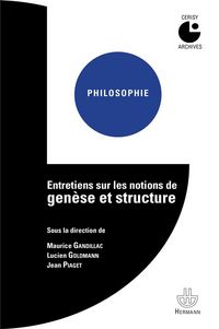 Produktbild: Entretiens sur les notions de gen&egrave;se et structure
