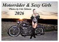 Produktbild: Motorr&auml;der & Sexy Girls (Tischkalender 2026 DIN A5 quer), CALVENDO Monatskalender
