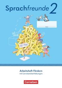 Produktbild: Sprachfreunde 2. Schuljahr. Arbeitsheft Fördern - Östliche Bundesländer und Berlin