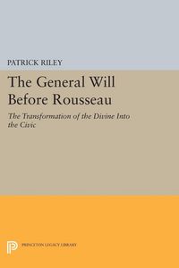 Produktbild: The General Will before Rousseau