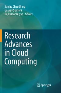 Produktbild: Research Advances in Cloud Computing