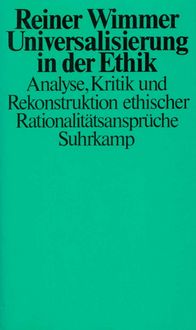 Produktbild: Universalisierung in der Ethik