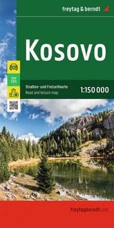 Produktbild: freytag & berndt Stra&szlig;enkarte Kosovo 1:150.000