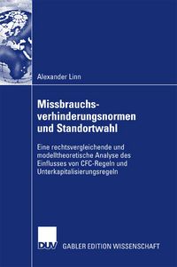 Produktbild: Missbrauchsverhinderungsnormen und Standortwahl